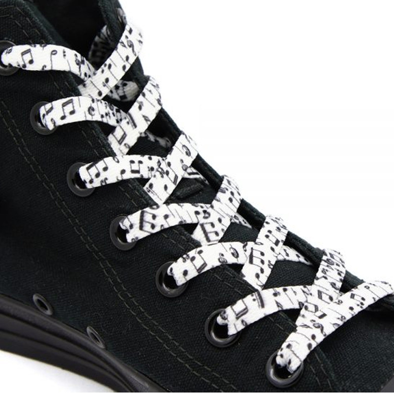 AKSESORIS SNEAKERS KIPZKAPZ FLAT PRINTED 8MM - MUSIC